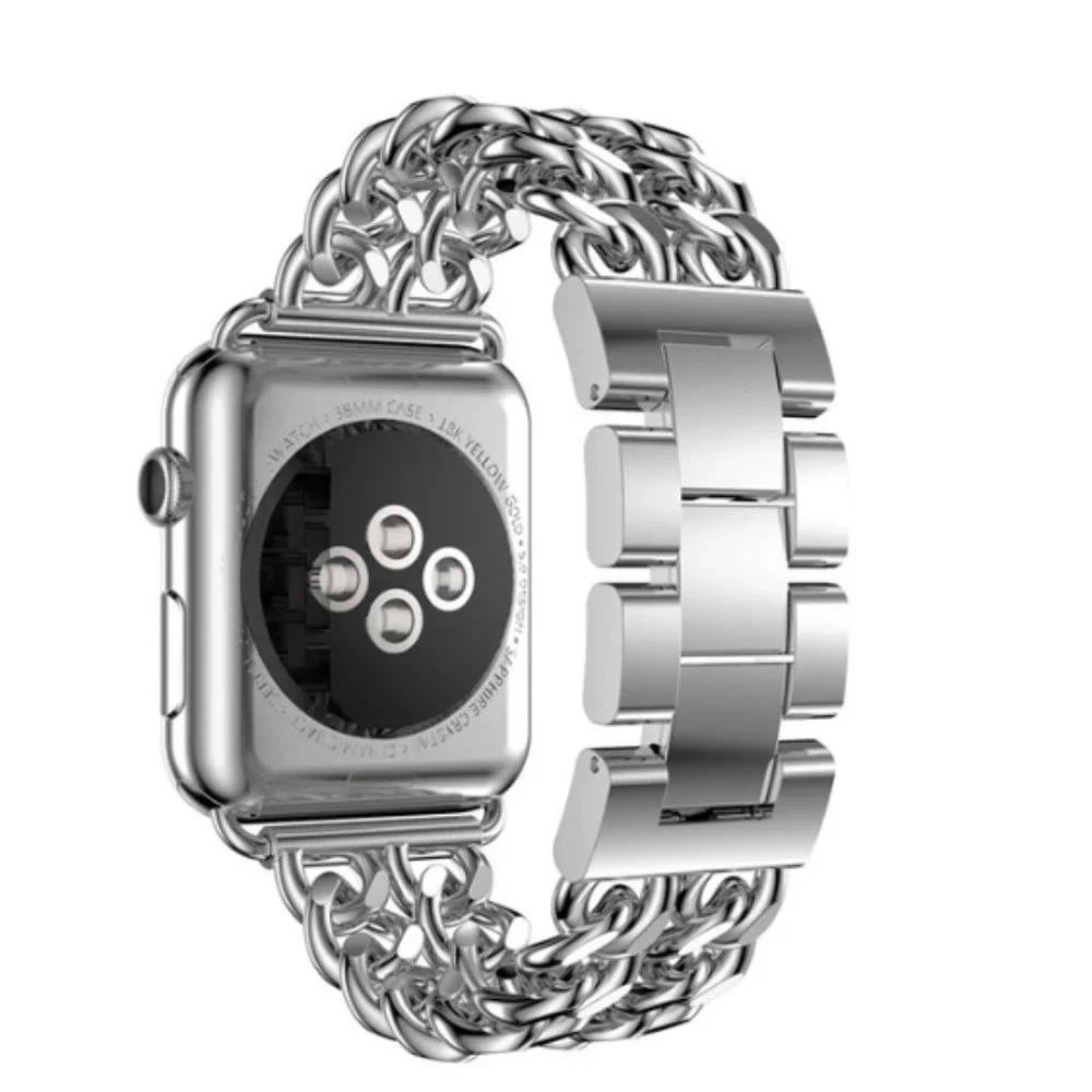 NEW INS Style Adjustable Stainless Wrist Strap Band For Apple Watch - Black - Picture 10 of 15